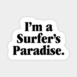 I'm A Surfer's Paradise - Ansett Wet TShirt Holidays Magnet