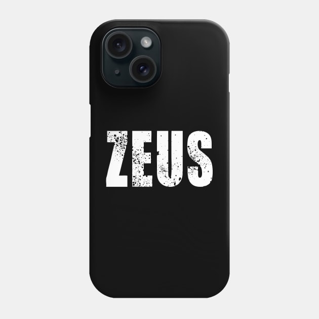 Zeus Phone Case by Jackson Lester