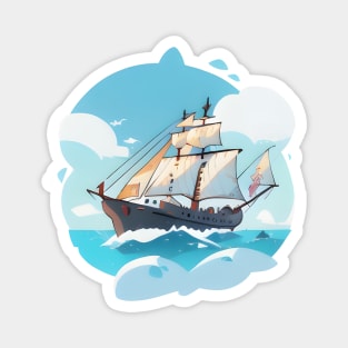 Sail For One Piece Magnet