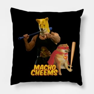 Macho Cheems and Super Cheems 1 Pillow