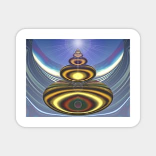 Golden Steps to Enlightenment Magnet