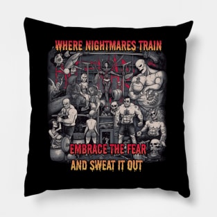 Nightmare Fitness Club Pillow