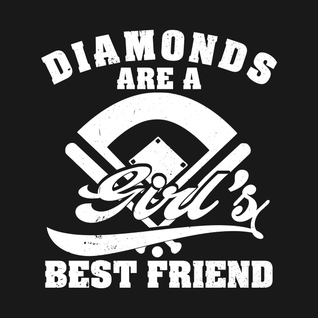 Diamonds are a Girl's Best Friend Baseball by sumikoric