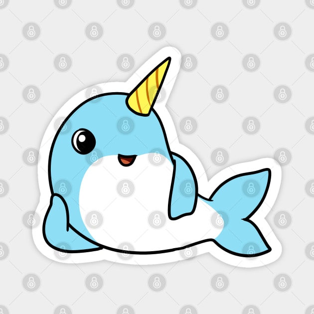 Narwhal Magnet by WildSloths