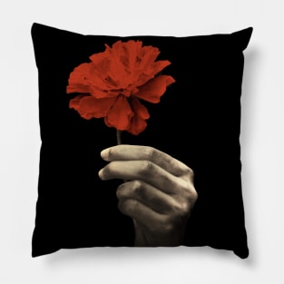 Hadestown Red Flower and Hand| Musical Theatre Gift Pillow