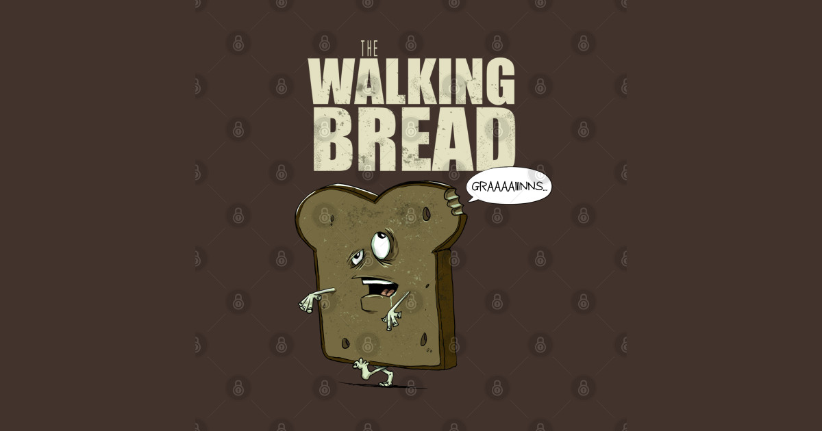 The Walking Bread - Zombie - T-Shirt | TeePublic