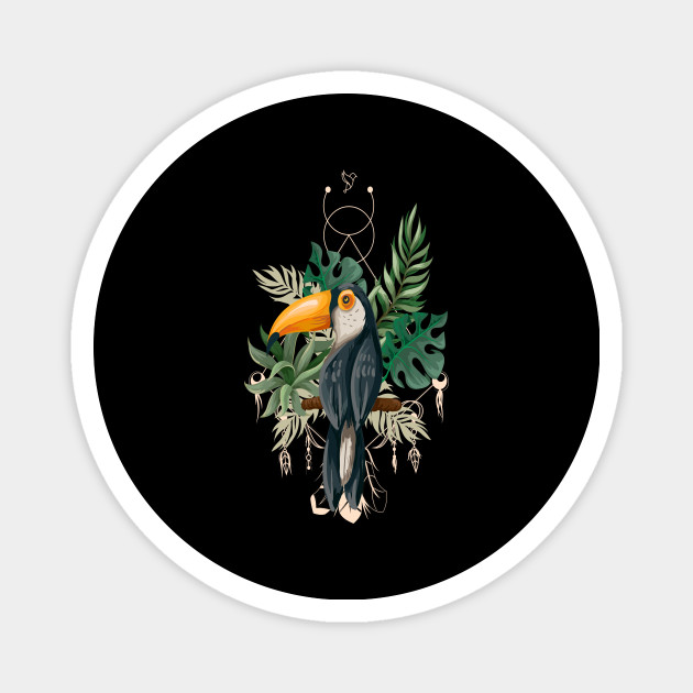 Tropical Bird Motif Gift Idea Design Motif - Bird - Magnet | TeePublic Tropical Bird Motif Gift Idea Design Motif - Bird - Magnet | TeePublic
