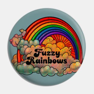 Fuzzy Rainbows Pin