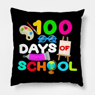 Happy 100 Days Of School Painter Pillow