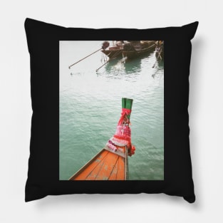 Thai Fishing Boats Pillow