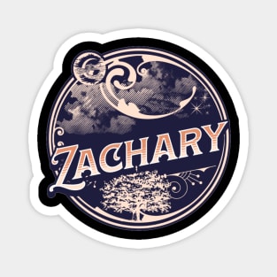 Zachary Name Tshirt Magnet