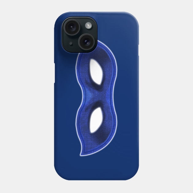 Blue Mage Mask Phone Case by stoicroy