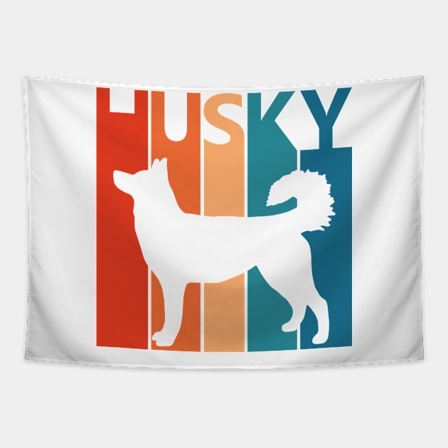 Funny Cute Husky Tapestry by GWENT