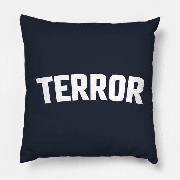 TERROR Pillow by LOS ALAMOS PROJECT T