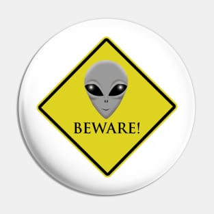 Beware of Greys Pin