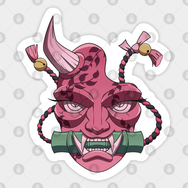Wallpaper Nezuko Oni Mask Apparel Design Nezuko Sticker Teepublic Desktop Wallpaper