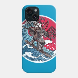 Great Surf Samurai Off Kanagawa Phone Case