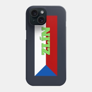 Zlín City in Czech Republic Flag Phone Case