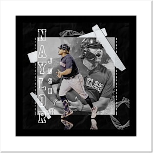 Josh Naylor baseball Paper Poster Guardians 4 - Josh Naylor