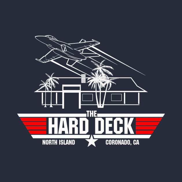 BACK PRINT-The Hard Deck Beach Bar by MadMaverick