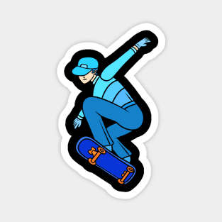 Cool skater boy Magnet