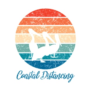 Social Distancing vs Coastal Distancing Pelicans T-Shirt