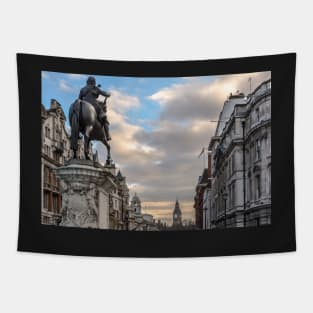 Statue of Charles I and Big Ben Tapestry