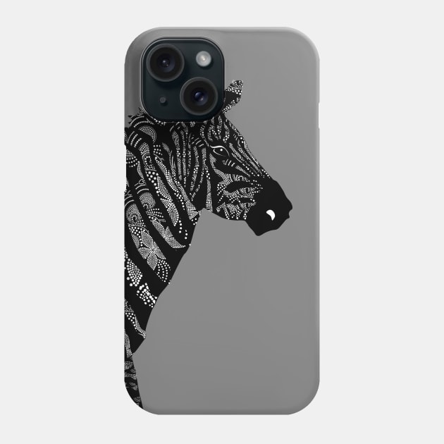 Zebra Phone Case by JulietLake