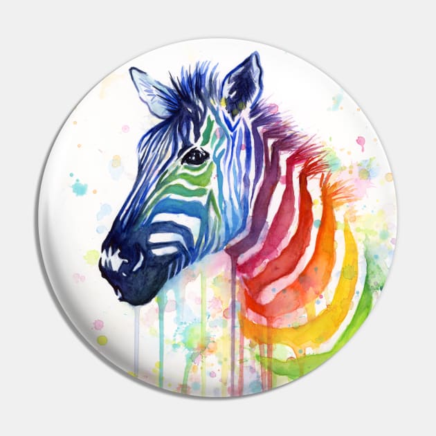 Rainbow Zebra - Ode to Fruit Stripes Tapestry