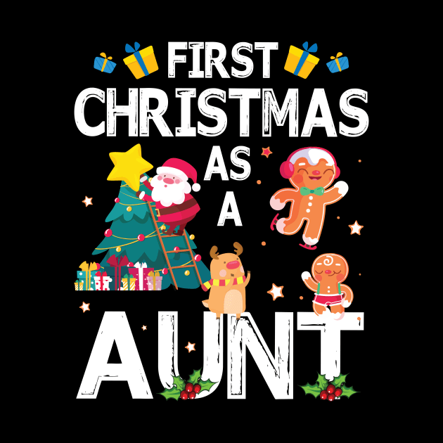 First Christmas As A Aunt Merry Xmas Noel Day Niece Nephew by bakhanh123