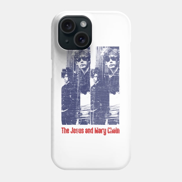 The Jesus & Mary Chain - - - Glitch Fan Art Phone Case by unknown_pleasures