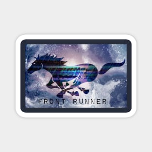 Front Runner Horse Race Magnet