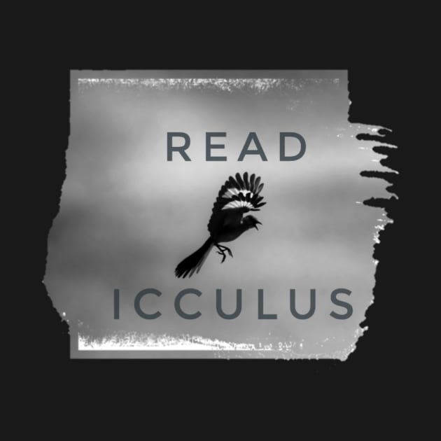 Fly Famous Mockingbird - Read Icculus sticker cut by Trigger413