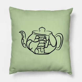 Beautiful teapot Pillow