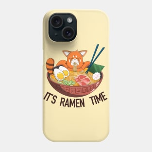 Red Panda Ramen Phone Case