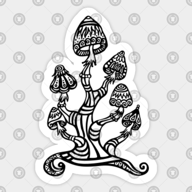 Mushroom Drawing Trippy Black And White Cartoon Mushroom Drawing Trippy cartoon mushroom drawing trippy
