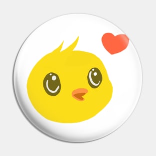 Chirpy Cheeky Chick Pin