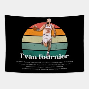 Evan Fournier Vintage V1 Tapestry