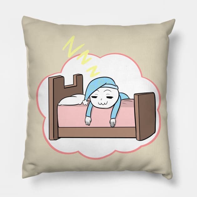 National Nap Day Small Print Pillow by daywears