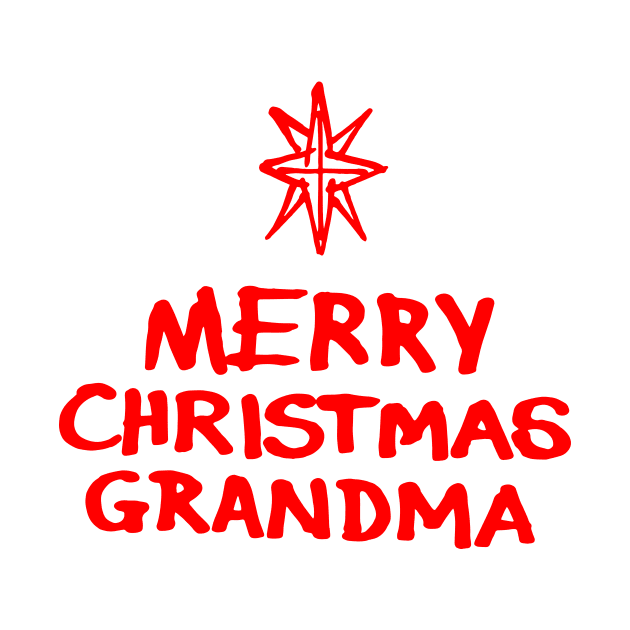 Merry Christmas Grandma R by Very Simple Graph