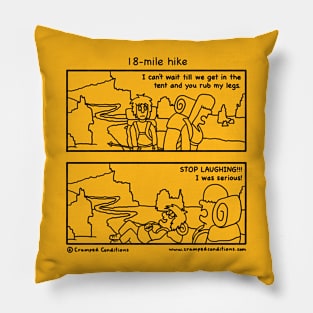 18-mile hike Pillow