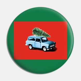 Christmas tree on car Pin