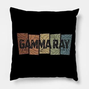 Gamma Ray - Retro Pattern Pillow