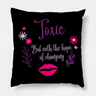 toxic wife Pillow