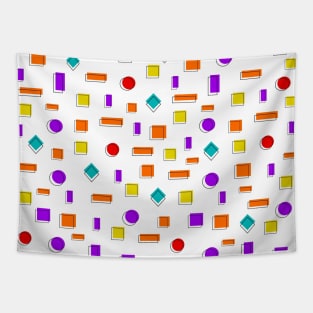 COLOR Retro Shapes Tapestry