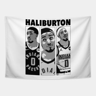 Tyrese Haliburton Basketball 2 Tapestry