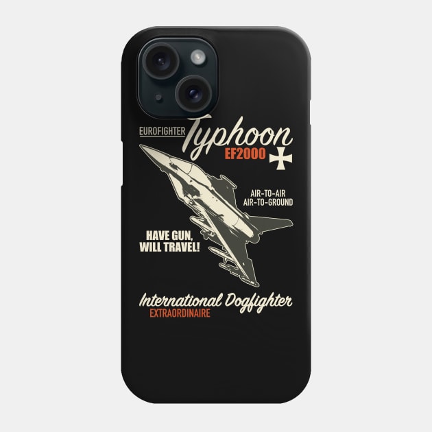 Luftwaffe Eurofighter Typhoon Phone Case by Tailgunnerstudios