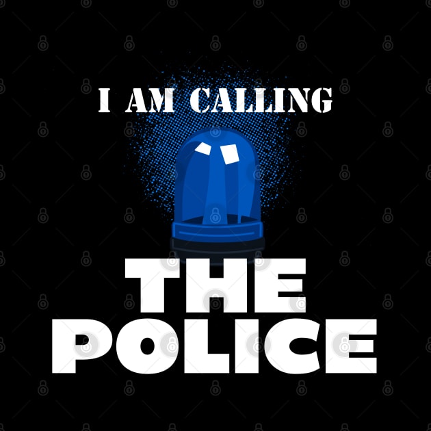 I Am Calling The Police Blue by szymonkalle