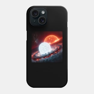 Binary Star System . Phone Case