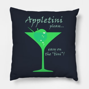 Appletini JD - Blue Pillow